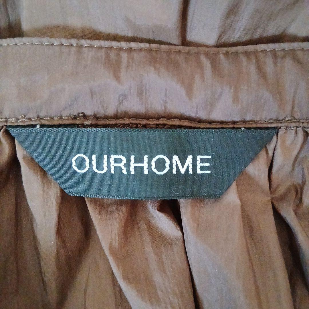 完売品　OUR 　アワーホーム　たっぷりギャザーのきれいめブルゾン