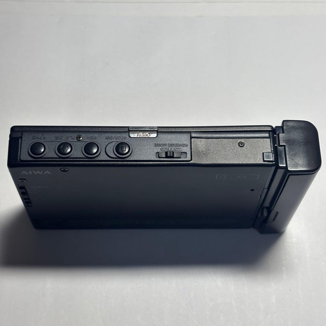 【ジャンク・通電〇】 aiwa ポータブルカセットプレーヤー HS-PL55