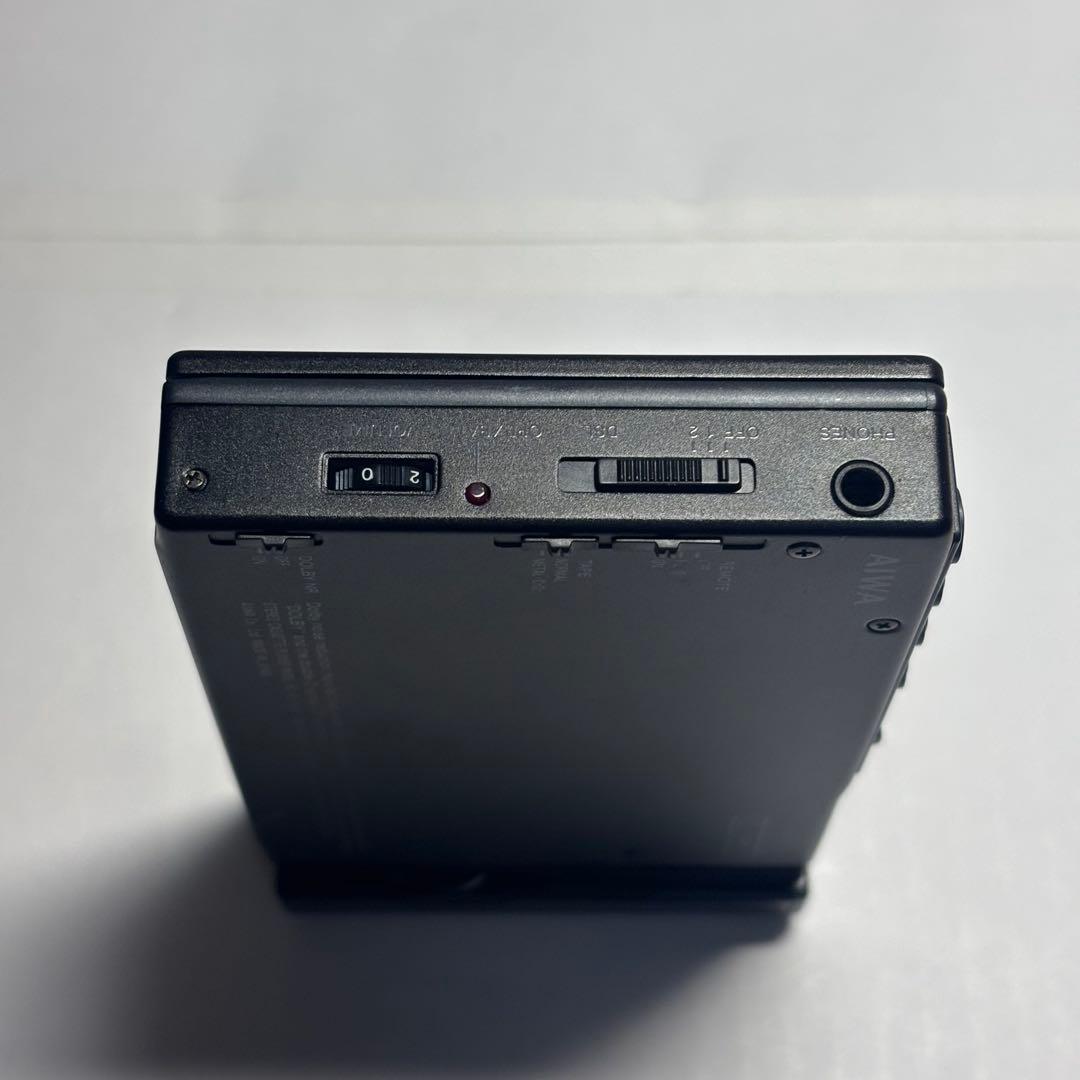 【ジャンク・通電〇】 aiwa ポータブルカセットプレーヤー HS-PL55
