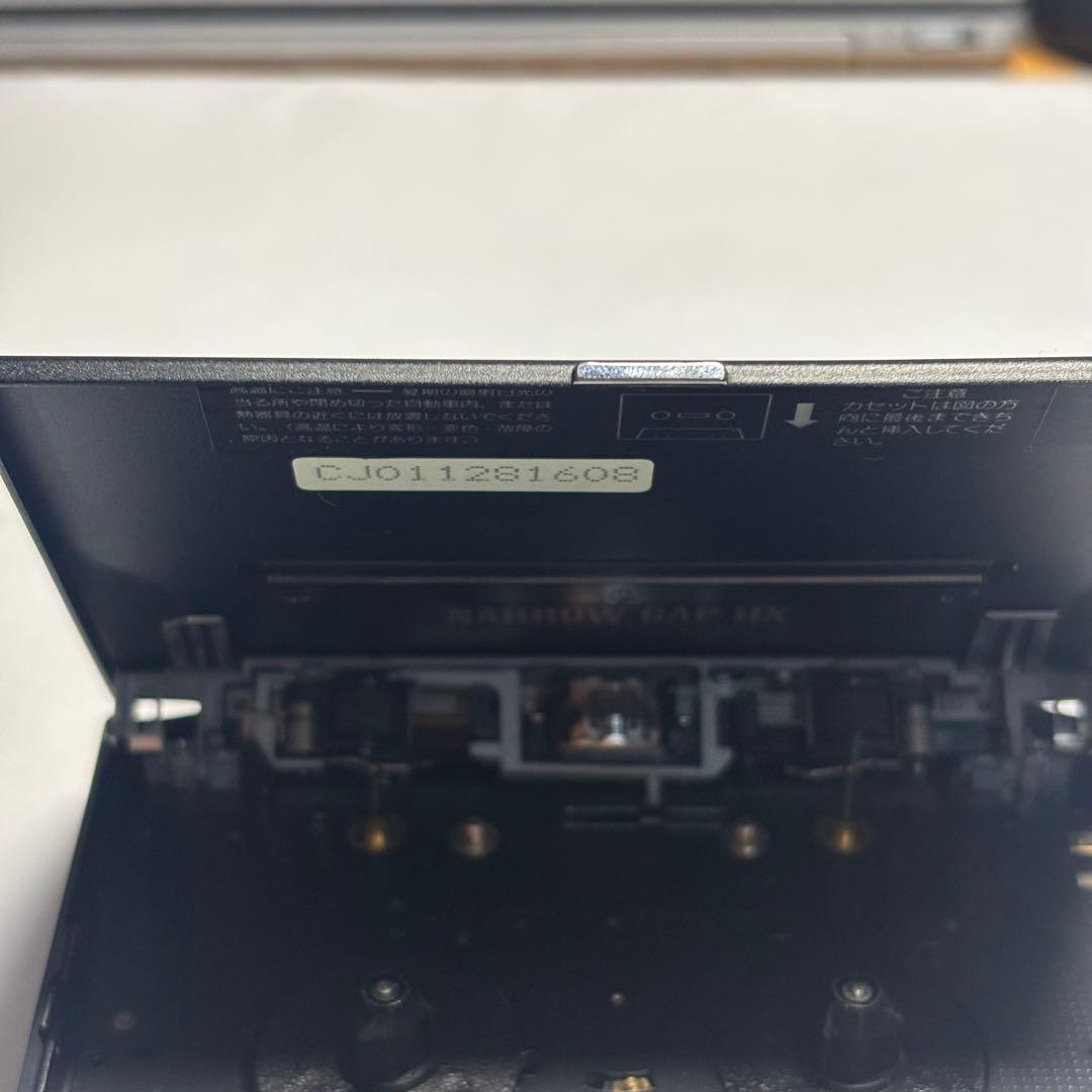 【ジャンク・通電〇】 aiwa ポータブルカセットプレーヤー HS-PL55