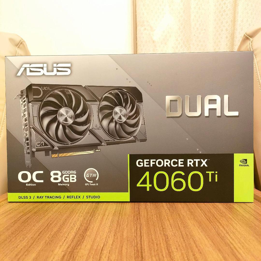 【新品未開封】ASUS GeForce RTX 4060 Ti 8GB OC