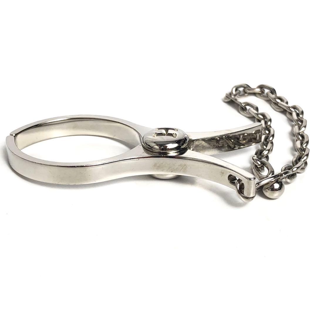 HERMES エルメス グローブホルダー シルバーカラー チャーム