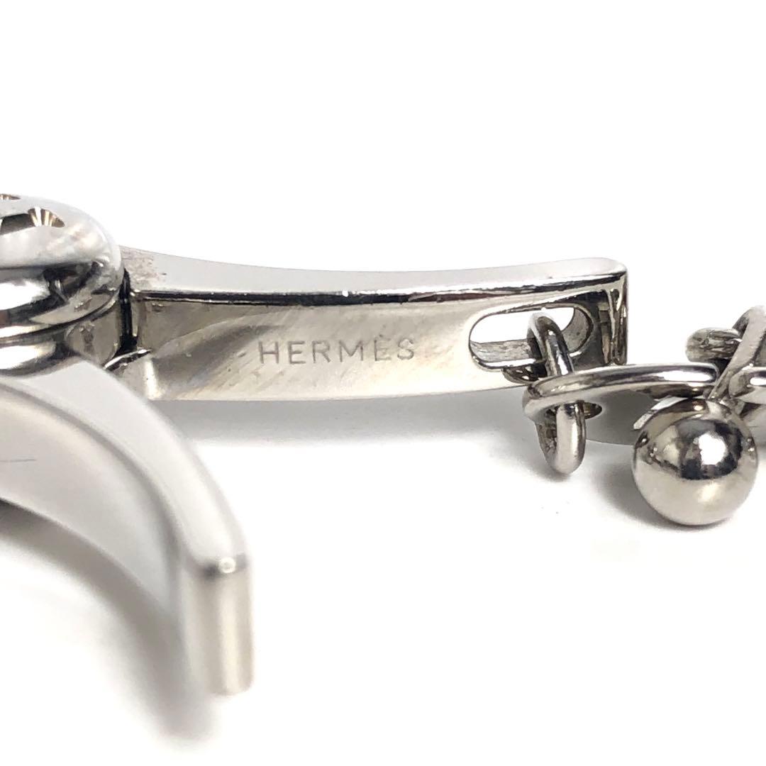 HERMES エルメス グローブホルダー シルバーカラー チャーム