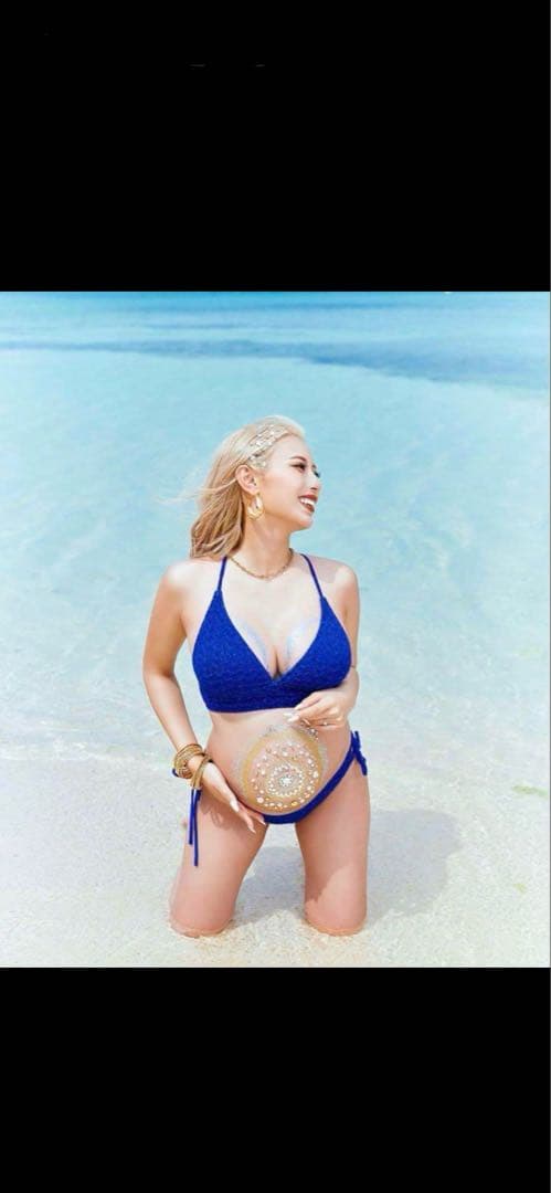 値下げ❣️ALENCY アレンシー　ラメニットビキニ　ブルー　新品未使用