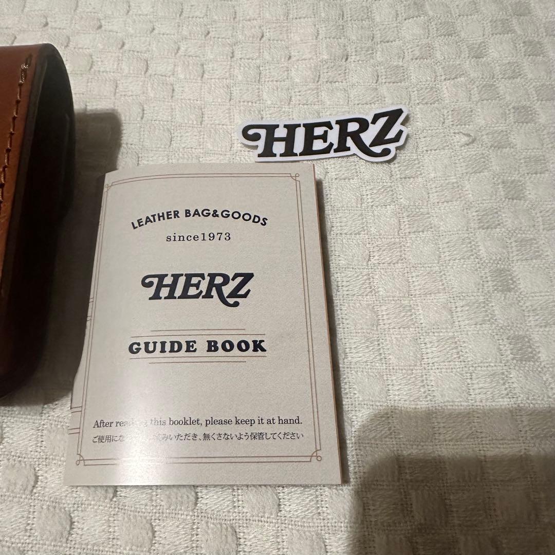 広瀬すずドラマ使用牛革HERZ ブラウンレザー ボディバッグ