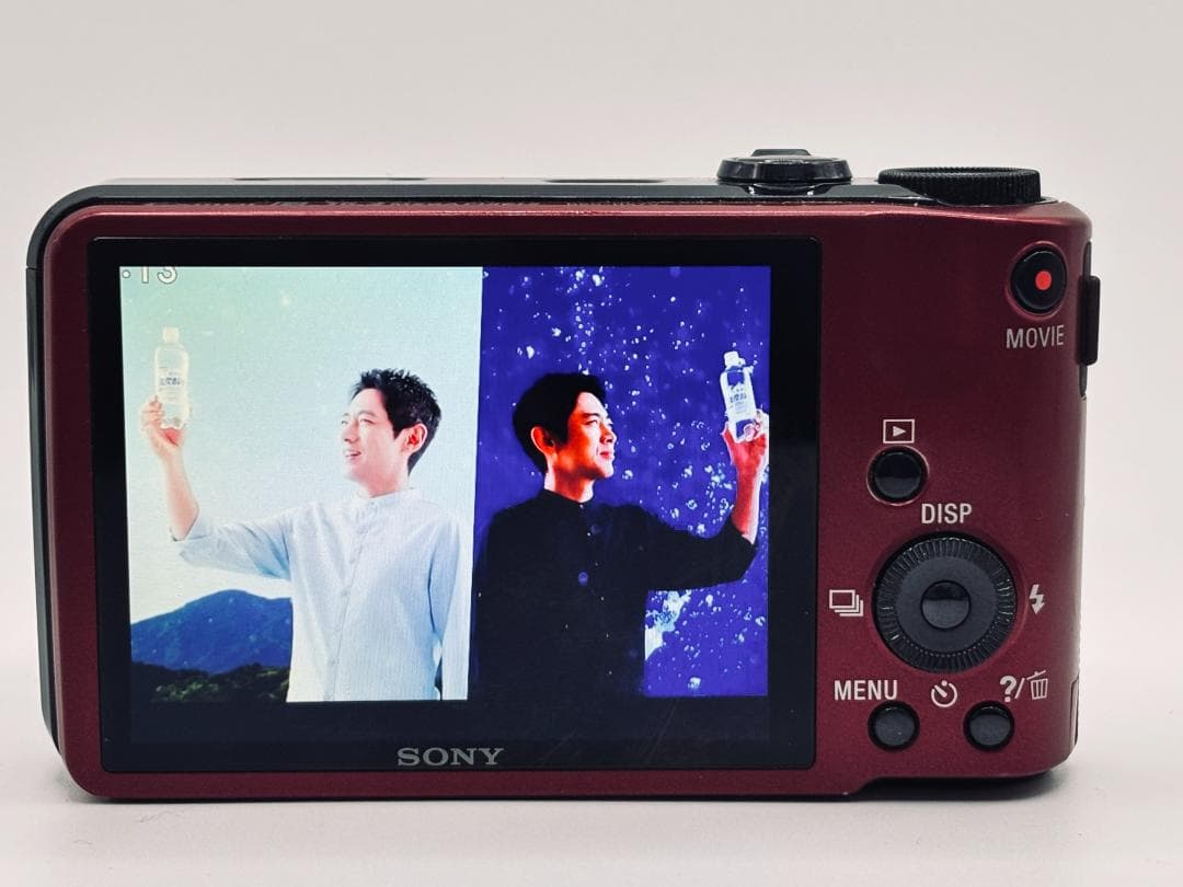 動作品 Sony ソニー Cyber Shot HX7V デジタルカメラ レッド