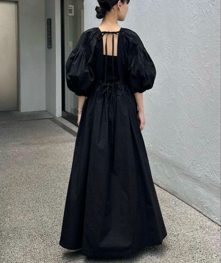 【美品】クラネ BACK SCHOEN GATHER ONEPIECE