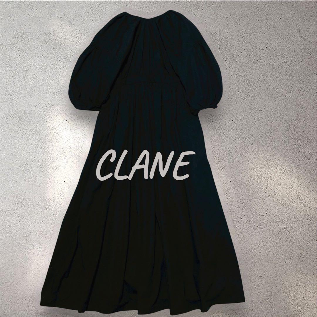 【美品】クラネ BACK SCHOEN GATHER ONEPIECE