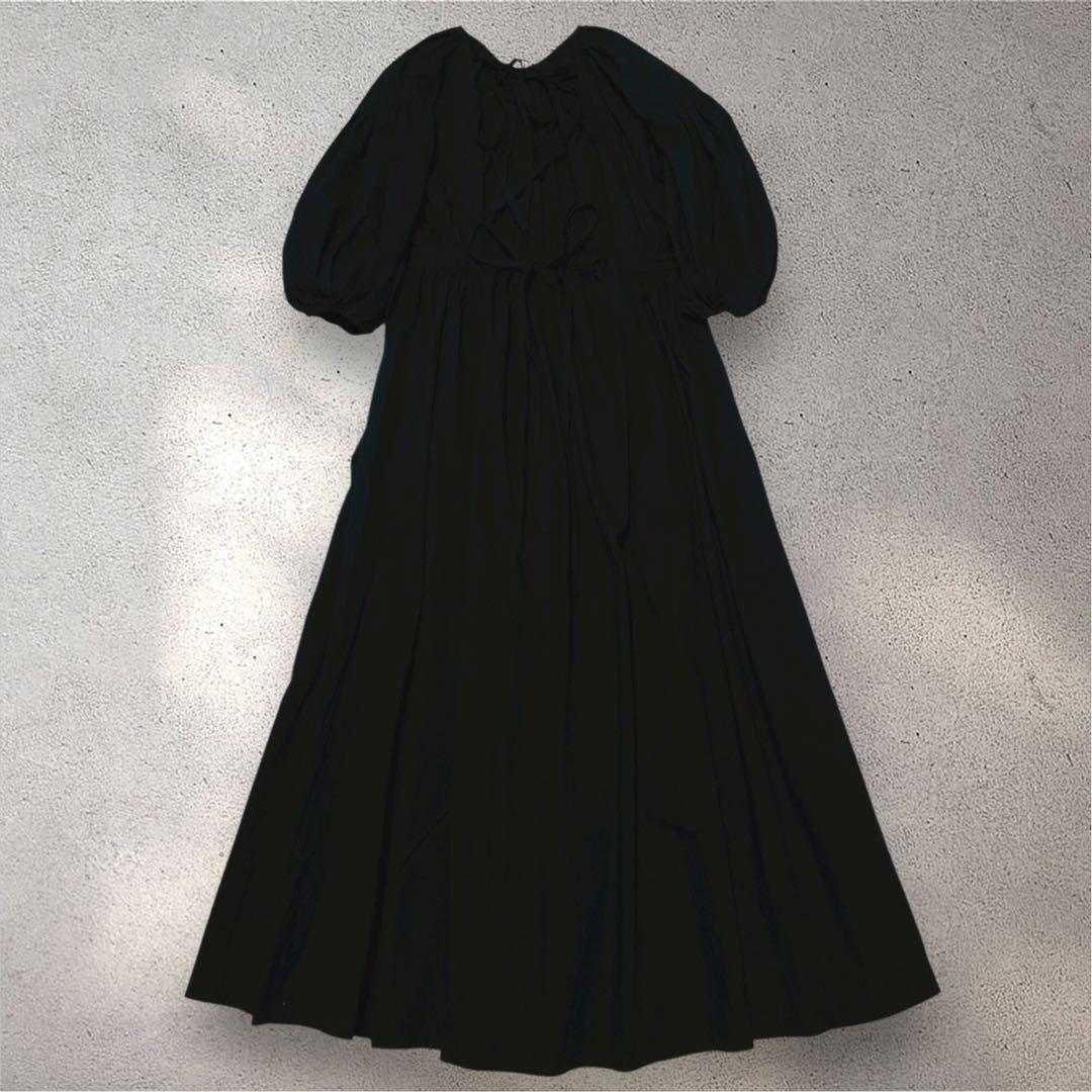 【美品】クラネ BACK SCHOEN GATHER ONEPIECE