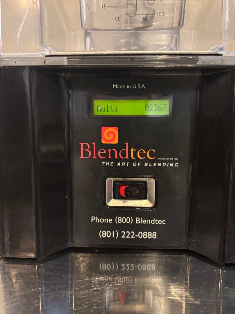 【美品】Blendtecブレンダー ミキサー　MODEL ICB-3 2367回