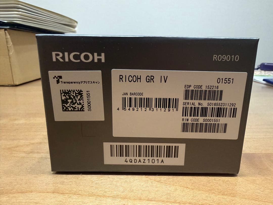 新品未使用RICOH GRIV コンパクトデジタルカメラGR4デジタルカメラ