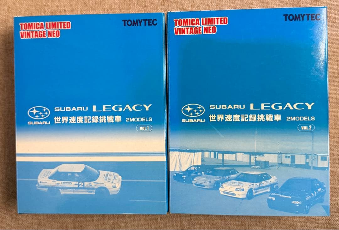 トミカリミテッドヴィンテージネオ　スバル　レガシー　Vol.1,2