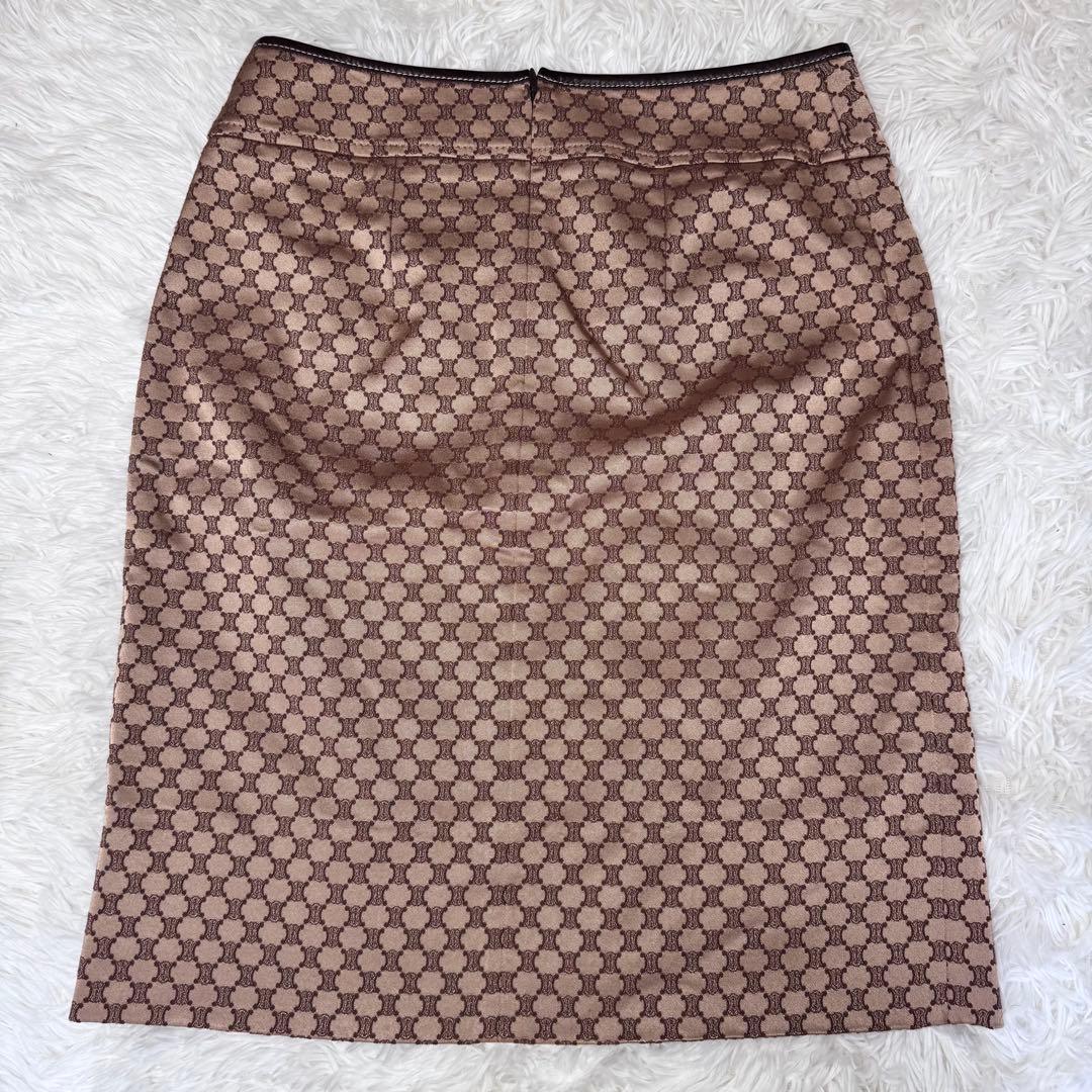 【希少】CELINE　トリオンフ　総柄　スカート ベルト　38size