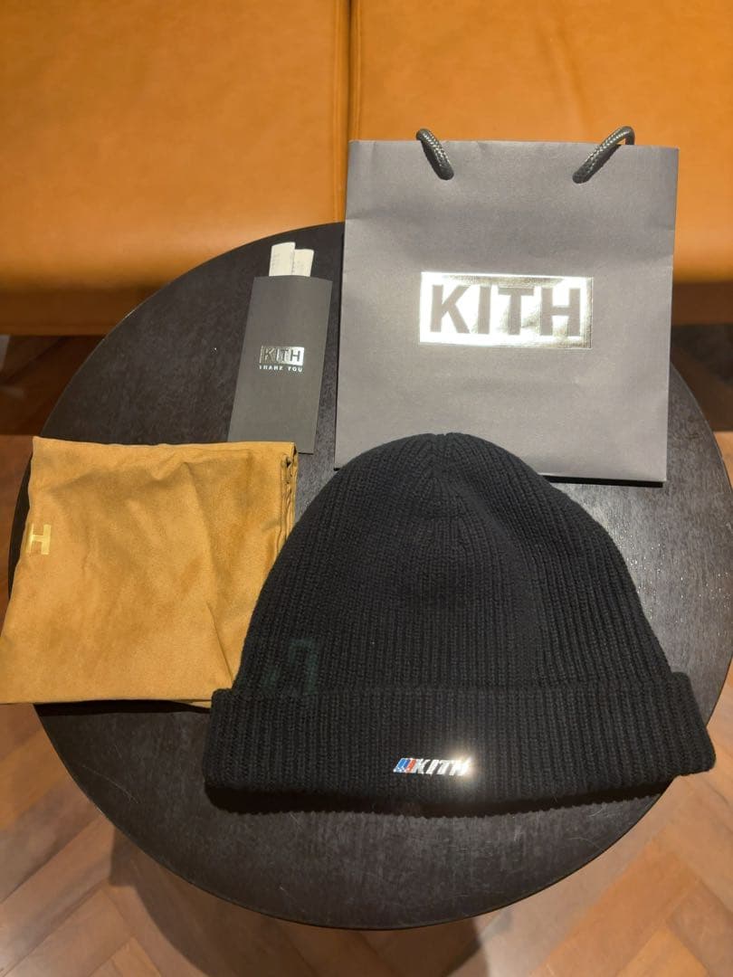 Kith  Mia Beanie With Enamel Logo 黒