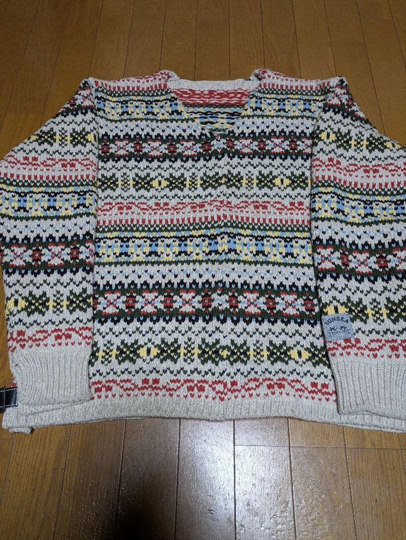 【最終価格】SUNSEA NORDIC SWEATER size3