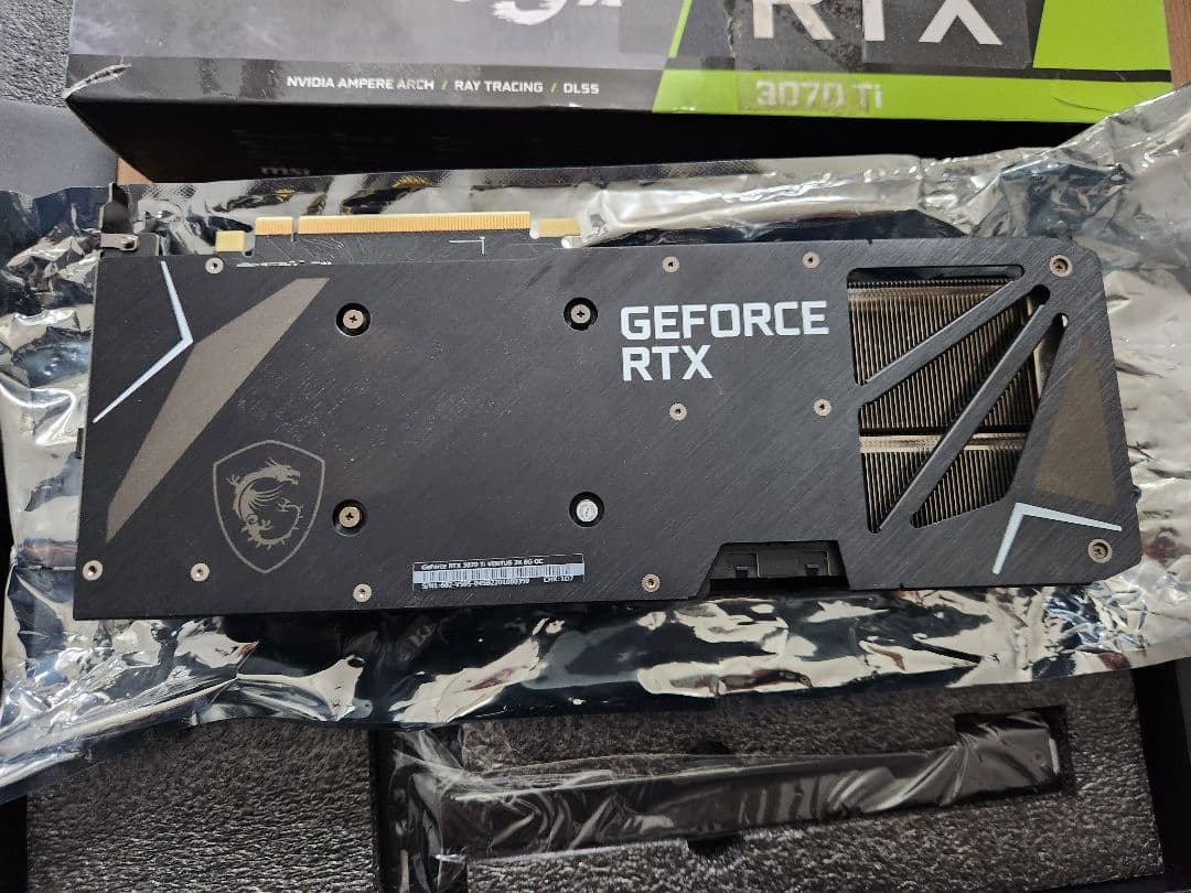 グラフィックボード・グラボ・ビデオカード MSI GeForce RTX 3070 Ti VENTUS 3X