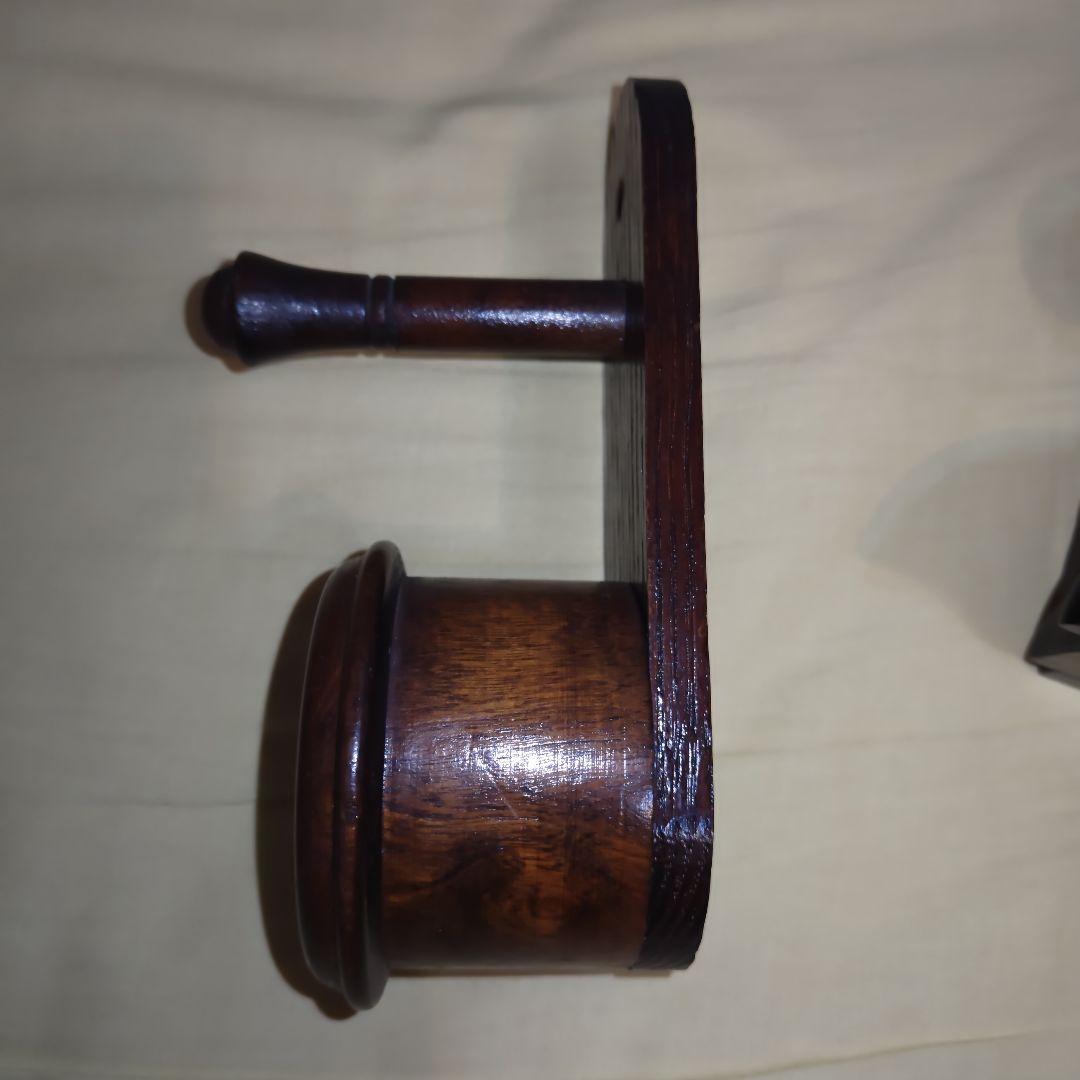 【希少・珍品】民芸家具　ウォールフック　２点セット　壁掛けフック　工芸