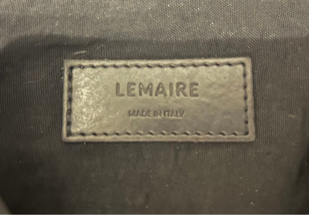 LEMAIRE SMALL SOFT GAME BAG ブラック