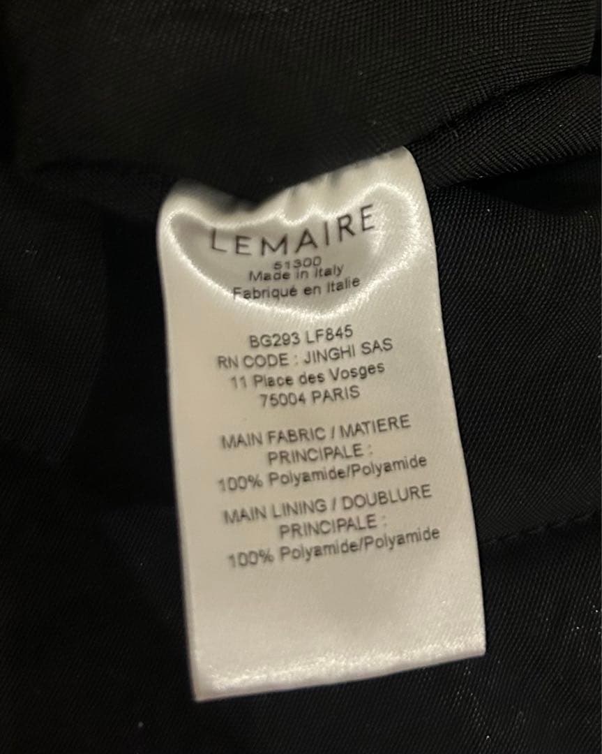 LEMAIRE SMALL SOFT GAME BAG ブラック