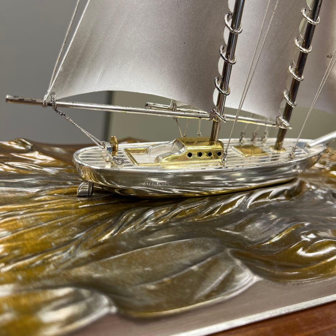 k*9様 銀製 武比古 帆船置物　STERLING960