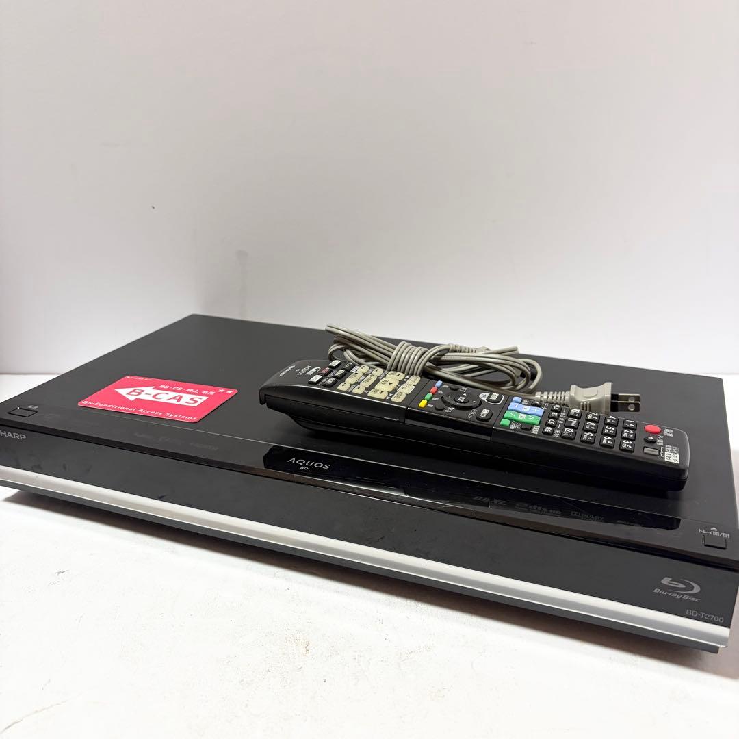 シャープ アクオス 2TB ブルーレイレコーダー BD-T2700 HDD
