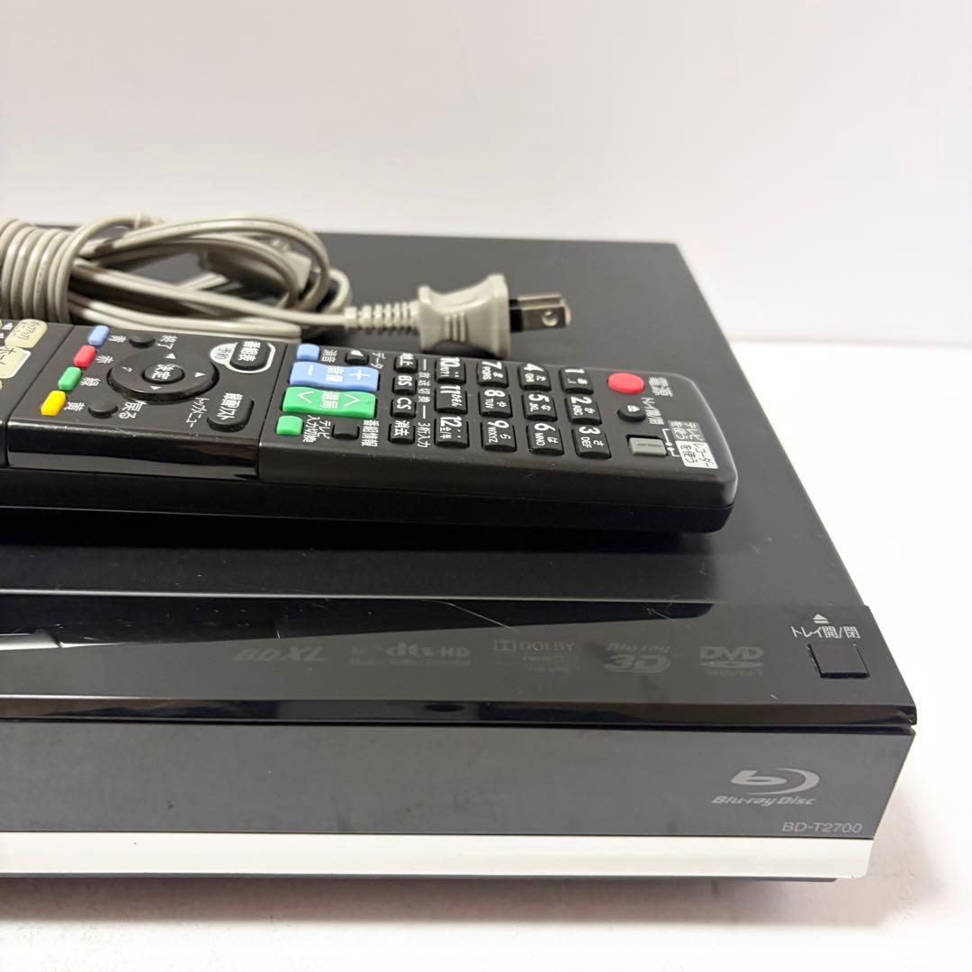 シャープ アクオス 2TB ブルーレイレコーダー BD-T2700 HDD
