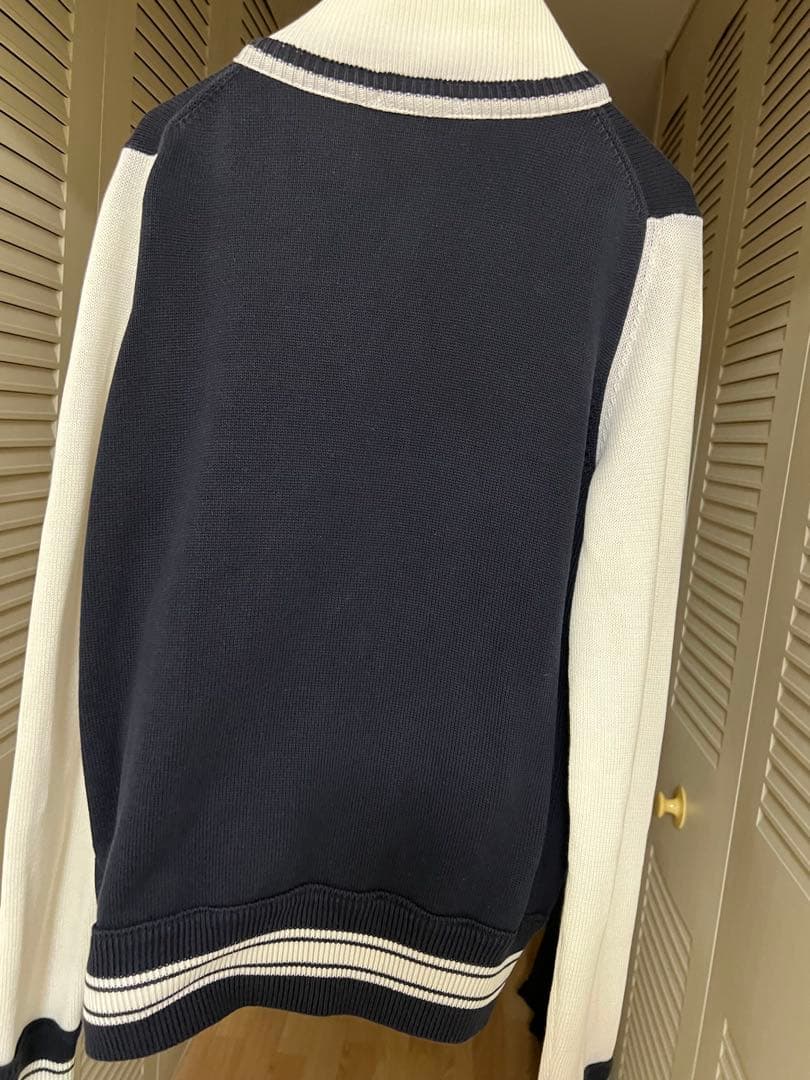 三連休限定最安値！良品】モンクレール バーシティジャケット風カーディガン S