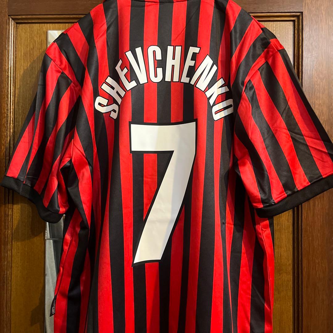 ACミラン　#7シェフチェンコ　99-00 ユニフォーム(H)