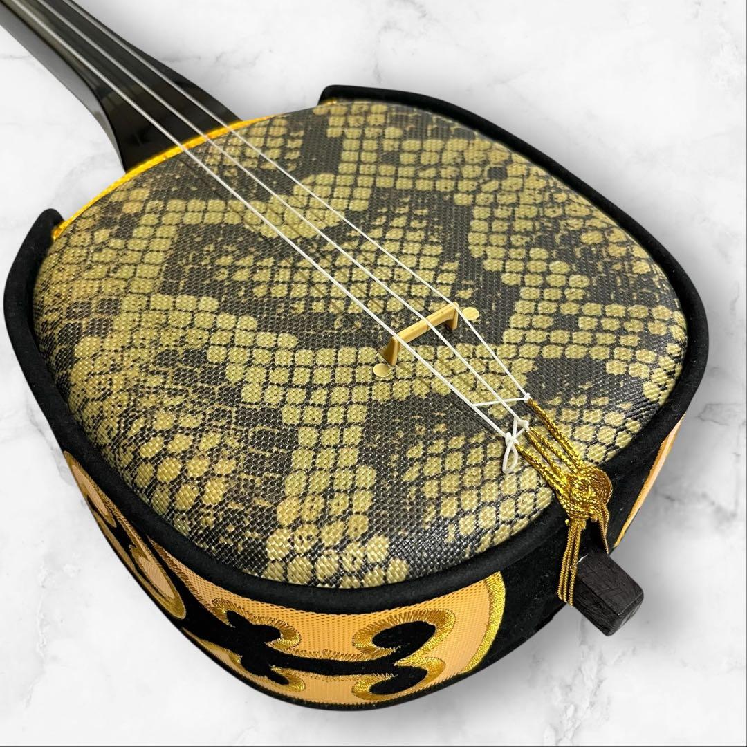 沖縄三線 ソフトケース 人口皮 入門 三線 沖縄 初心者 未使用弦付属