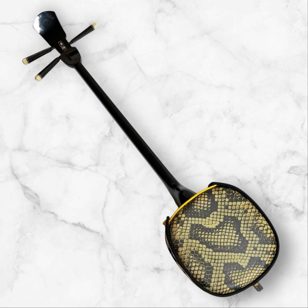 沖縄三線 ソフトケース 人口皮 入門 三線 沖縄 初心者 未使用弦付属