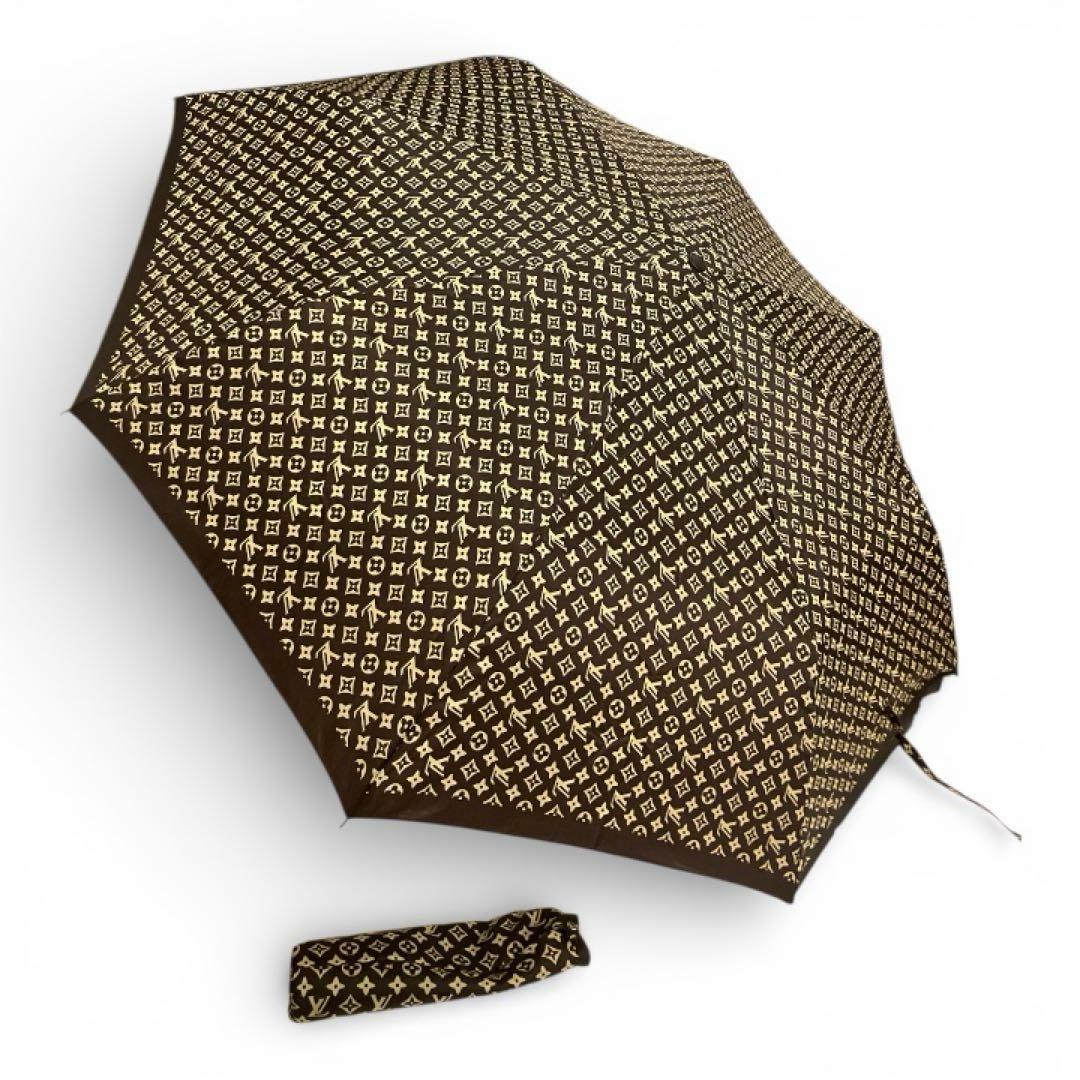 【Louis Vuitton】 【美品 希少品】折りたたみ傘 モノグラム 鑑定済