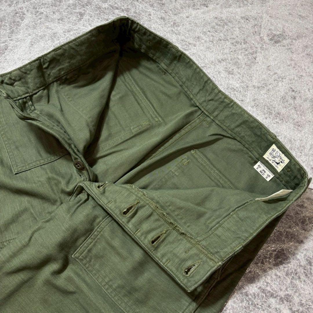 美品 オアスロウ US ARMY ファティーグパンツ ベイカーパンツ M
