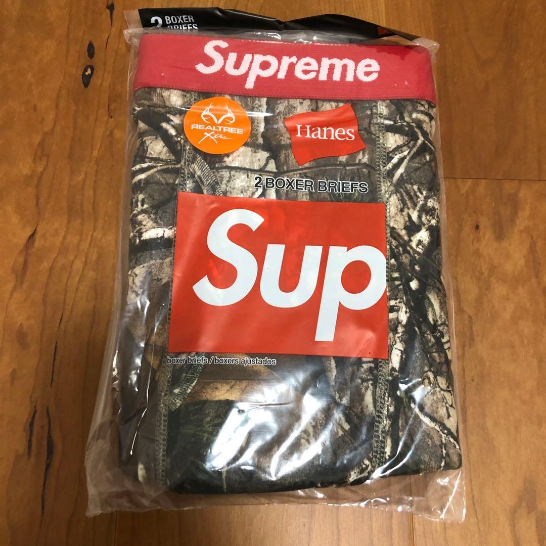 新品Supreme Hanes Realtree Boxer Briefs 2枚