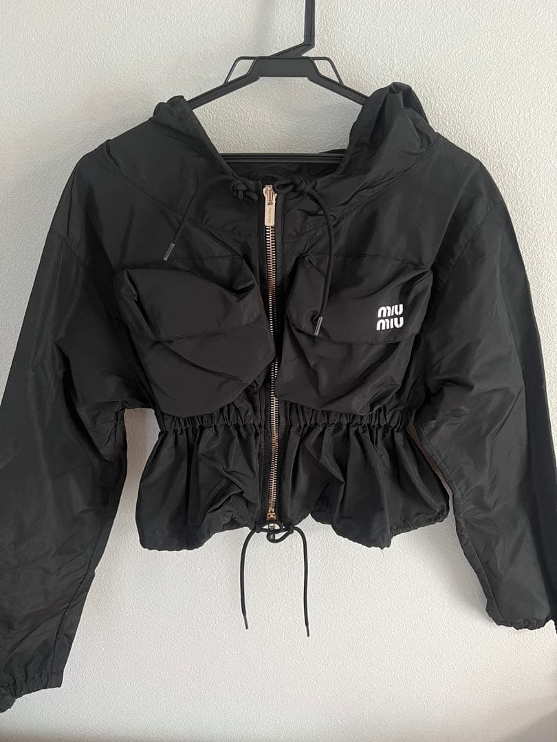miumiu ミュウミュウ ナイロンショートブルゾン 36サイズ