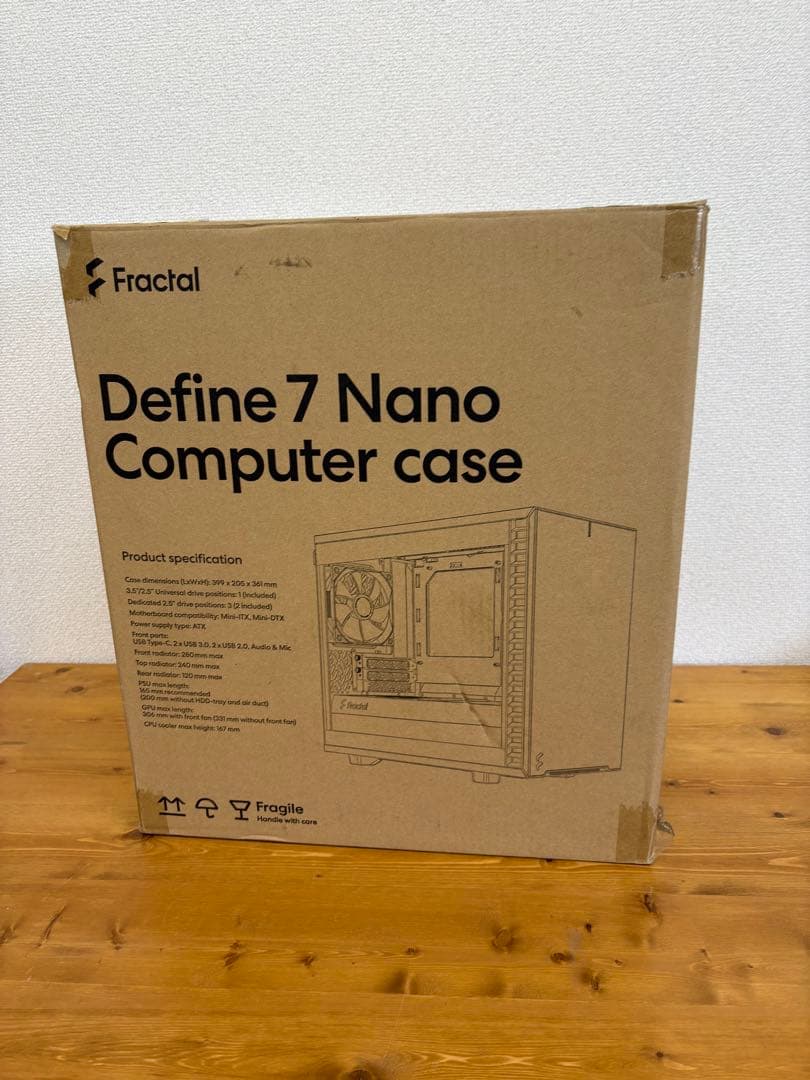 Fractal Design Define7 Nano TG Light ケース