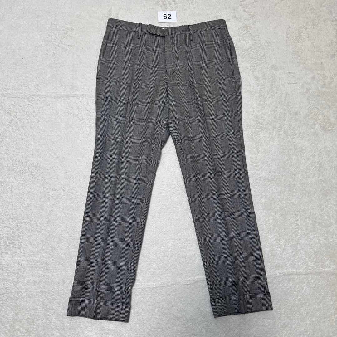 62 極美品　INCOTEX インコテックス　46 M ウール　グレー