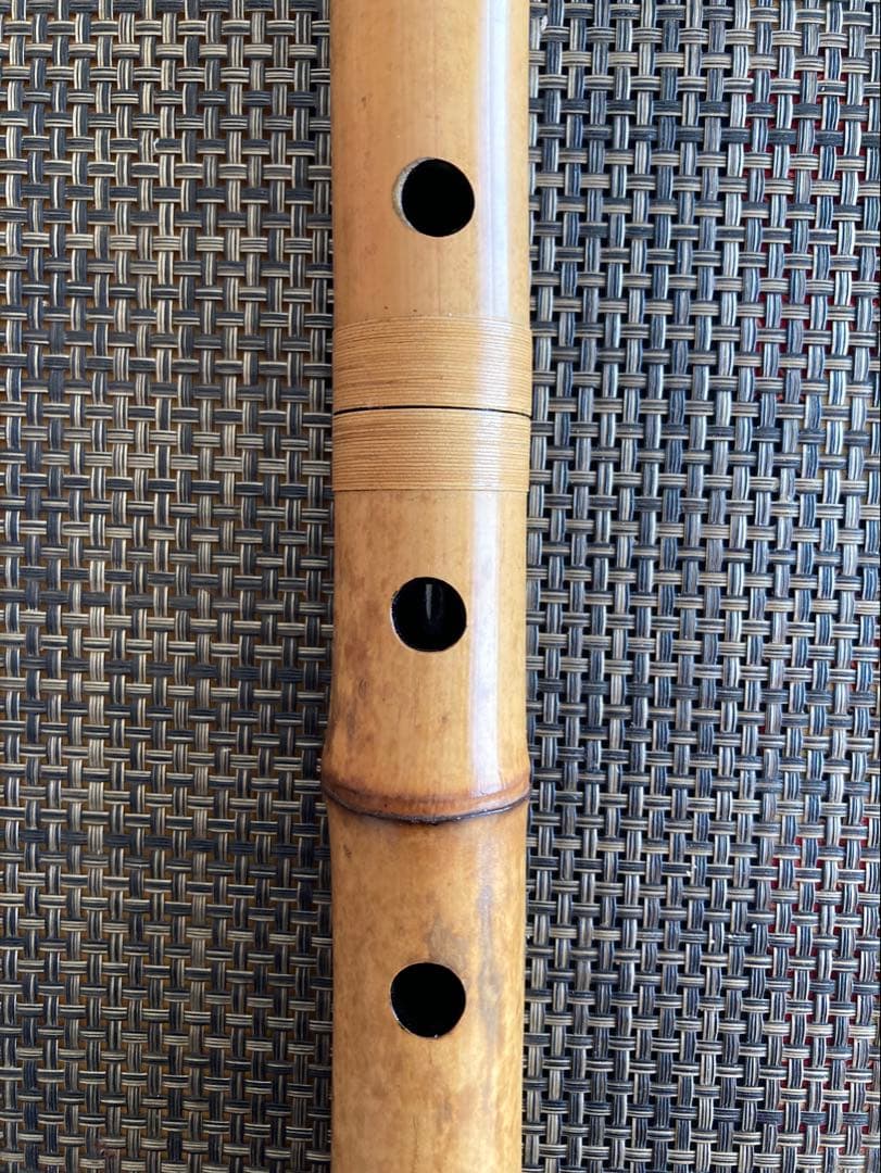 琴古流尺八　龍畝管風　REIZAN改造二尺管