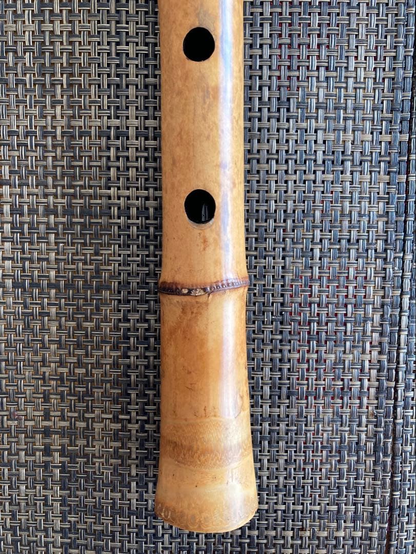 琴古流尺八　龍畝管風　REIZAN改造二尺管