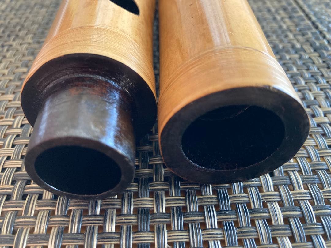 琴古流尺八　龍畝管風　REIZAN改造二尺管