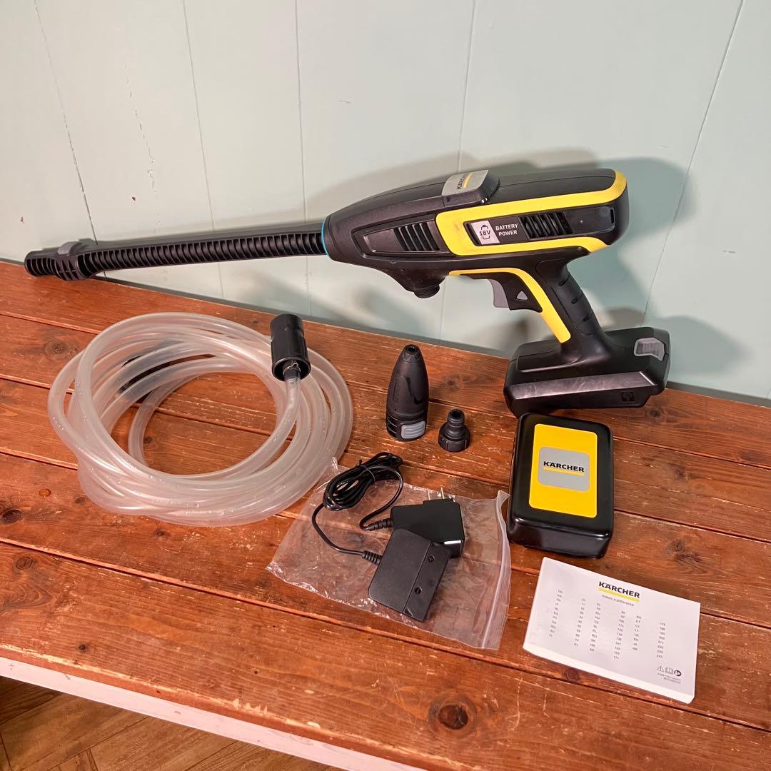 ケルヒャー モバイル高圧洗浄機 KHB6 本体＋自給用ホース+充電器
