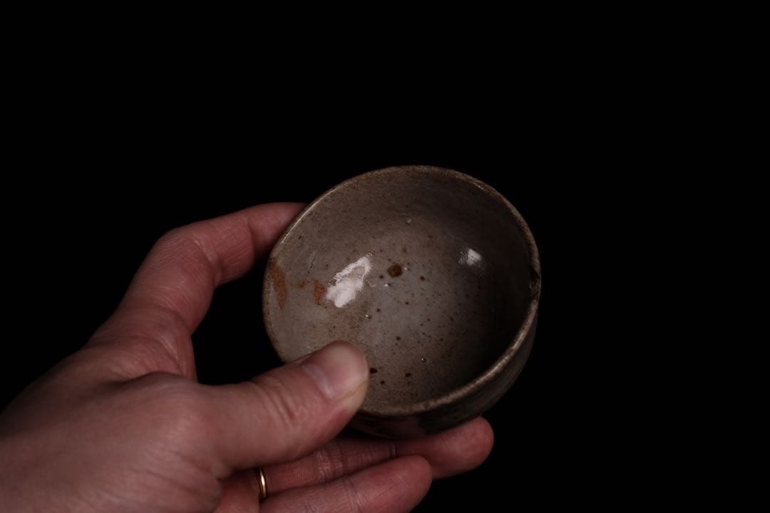 李朝後期　ぐい呑み　お猪口　古美術品　骨董品