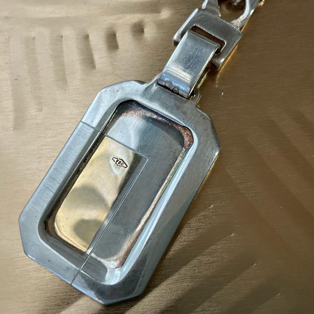 シルバー925　シンプルなキーホルダーアンティーク　レディース　メンズ