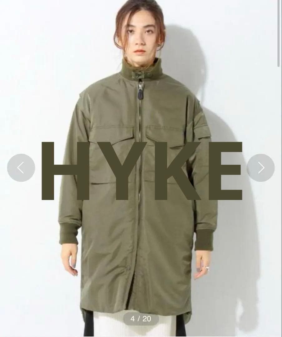 【名作✨️】定価7万円【2016AW】HYKE　G-8 ロング ジャケット