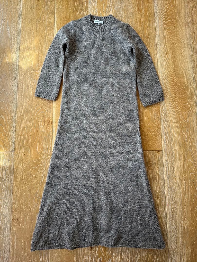 マディソンブルー　ニットロングワンピース ほぼ新品