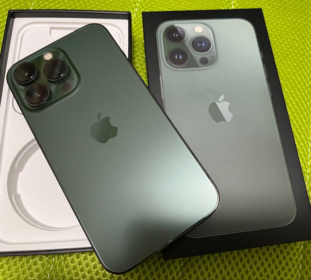 iPhone13 Pro 128gb アルパイングリーン　SIMフリー　箱付き