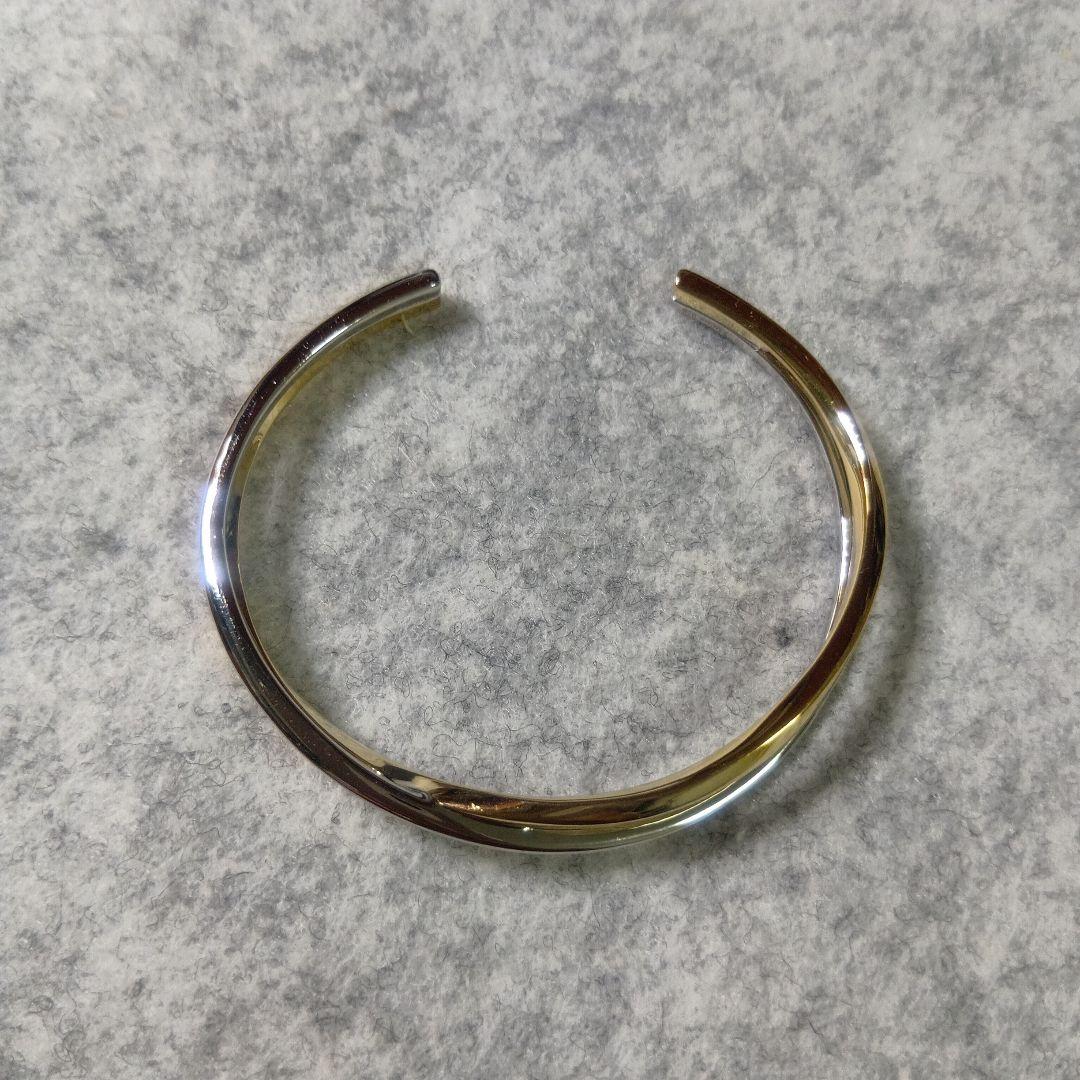 美品★ジュエッテ Jouete バングル クロス コンビカラー