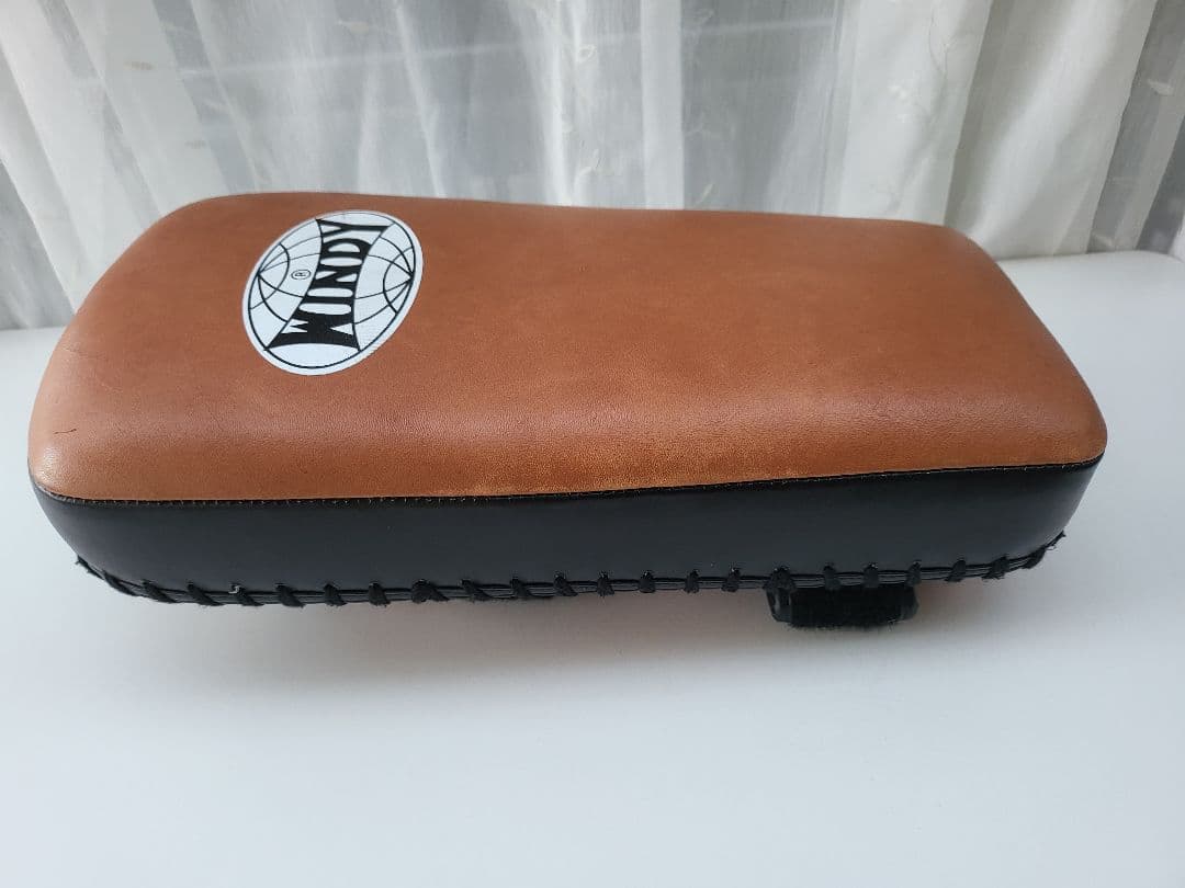 【美品】WINDY キックミット KP-6 茶色／黒