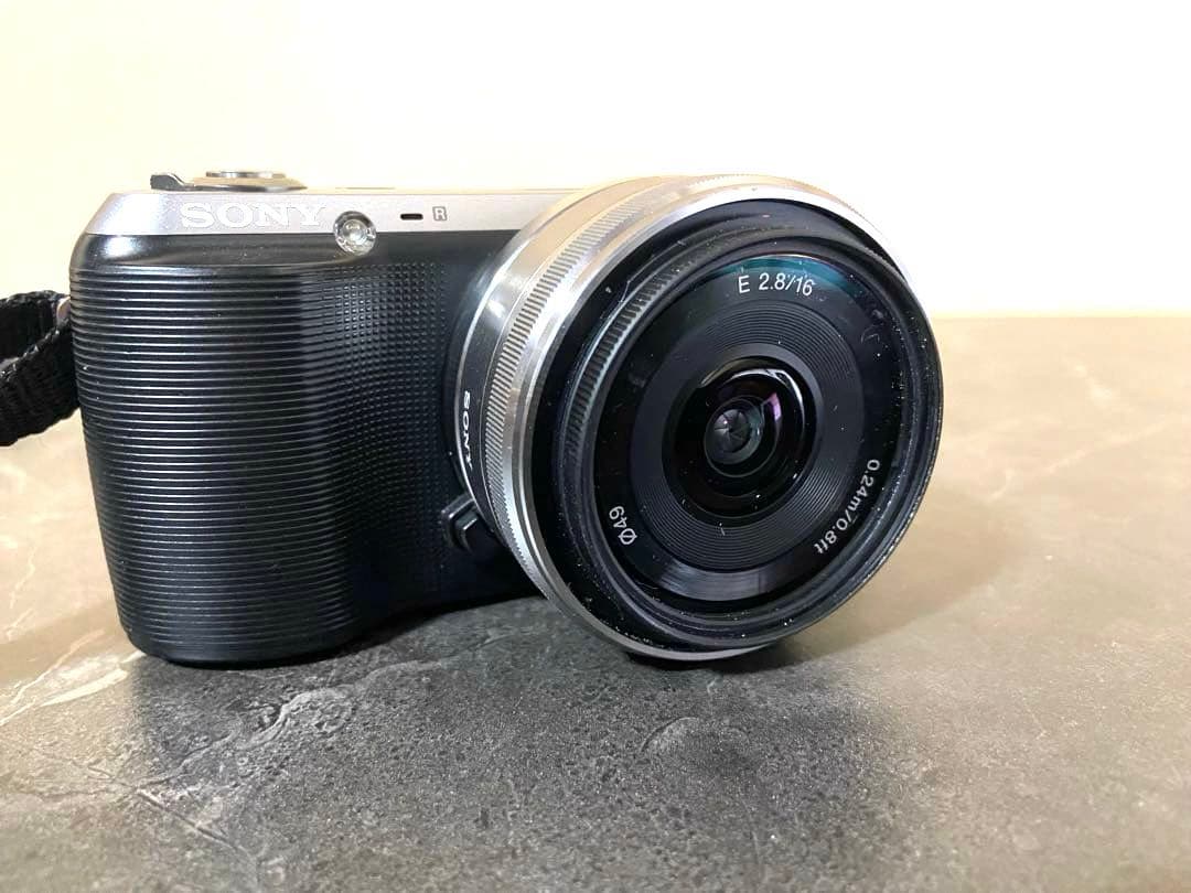 SONY NEX-C3 SEL1855 SEL16F28 ダブルレンズセット