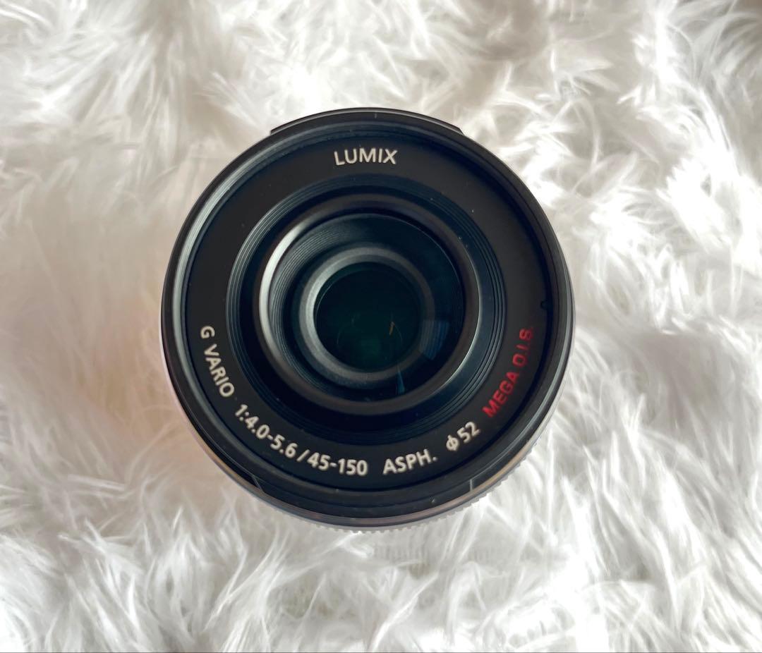 LUMIX 45-150mm 望遠レンズ H-FS45150＋レンズフード2点