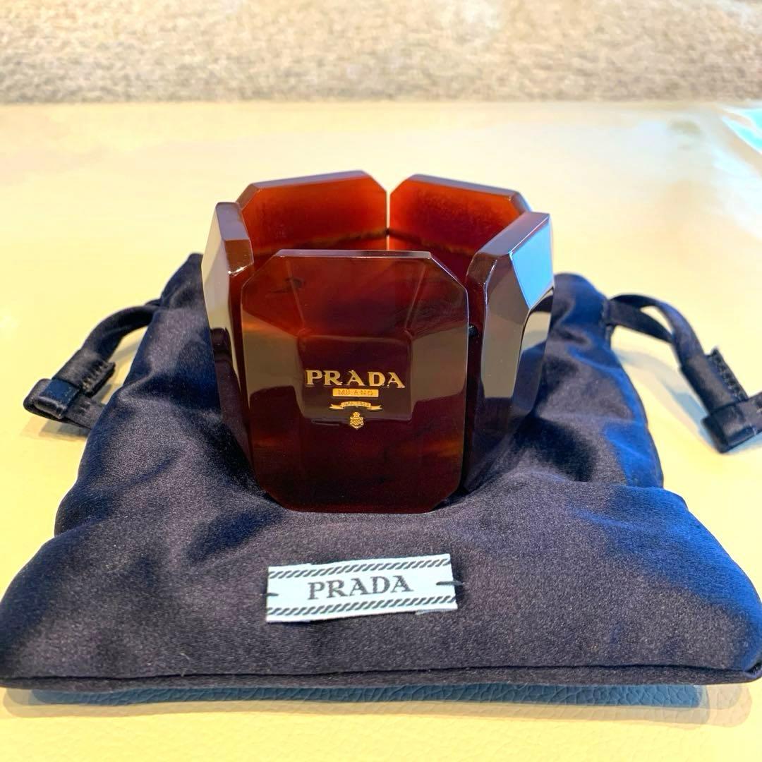 美品 PRADA プラダ バングル